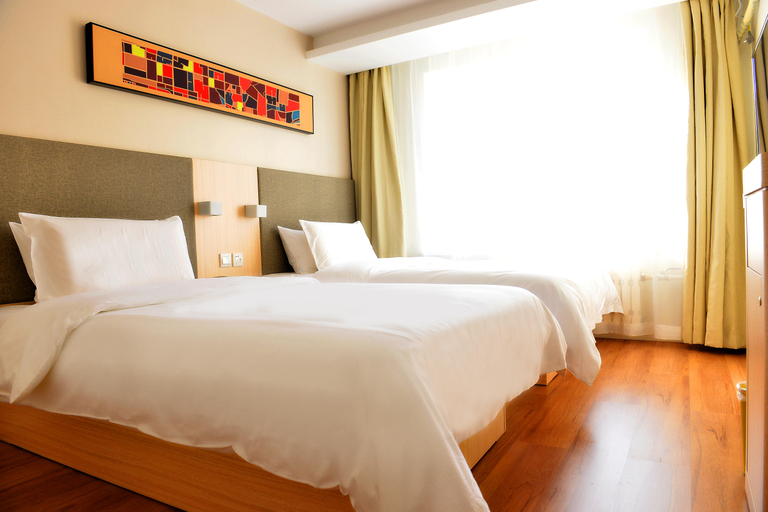 Bedroom 2, Hanting Hotel Yakeshi Xing An Street Shop, Hulunbuir