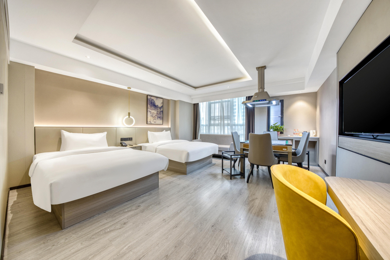 Bedroom 2, Starway Hotel (Zhuzhou Lushan Road Spring Impression Branch), Zhuzhou