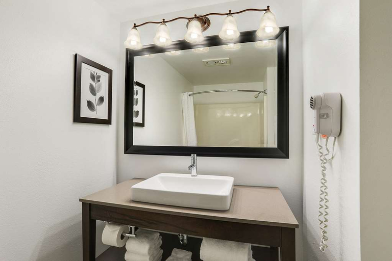 Bathroom, Country Inn & Suites Green Bay, Brown