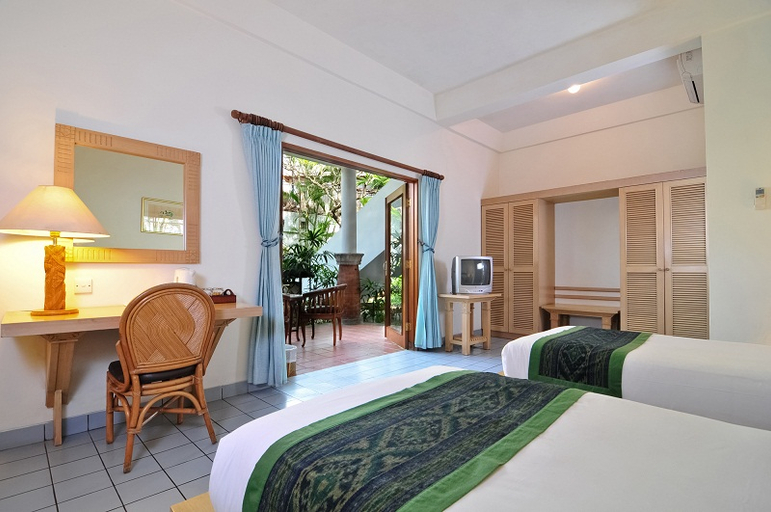 Sativa Sanur Cottages Room Type - Deluxe Balcony Pool View