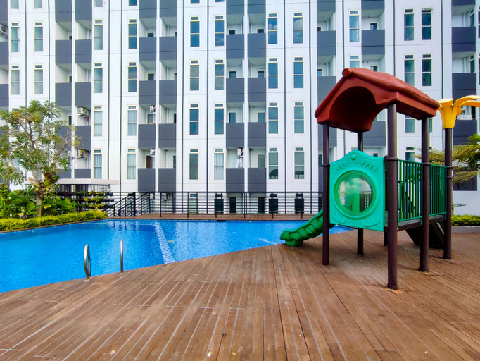 Sport & Beauty 2, Fancy and Nice 1BR with Extra Room at Amartha View Apartment By Travelio, Semarang