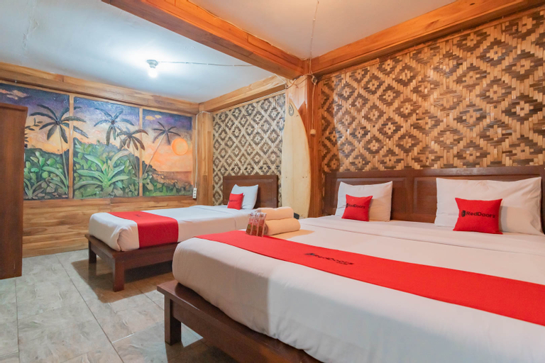 Bedroom 4, RedDoorz @ Bettah Coba Homestay Pelabuhan Ratu, Sukabumi