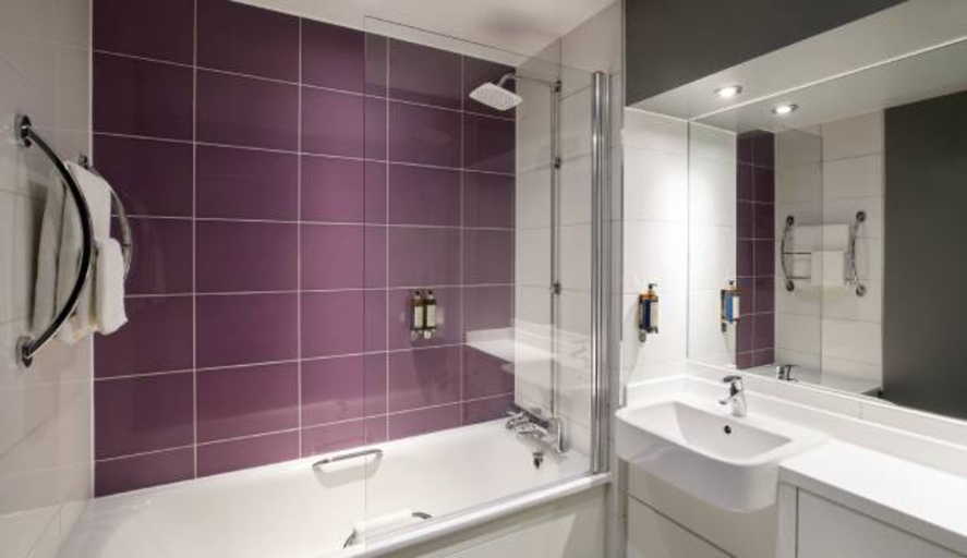 Bathroom 3, Premier Inn Cardiff North, Cardiff
