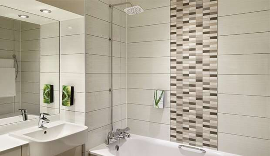 Bathroom 4, Premier Inn Abergavenny, Monmouthshire
