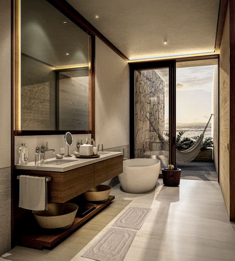 Bathroom 3, Four Seasons Resort Tamarindo, La Huerta