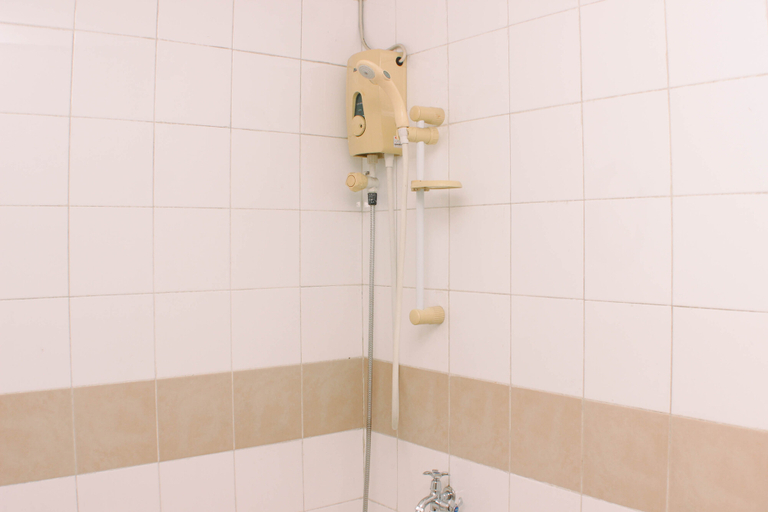 Bathroom 5, Cozy Studio at Metropark Condominium Jabebeka Apartment By Travelio, Cikarang