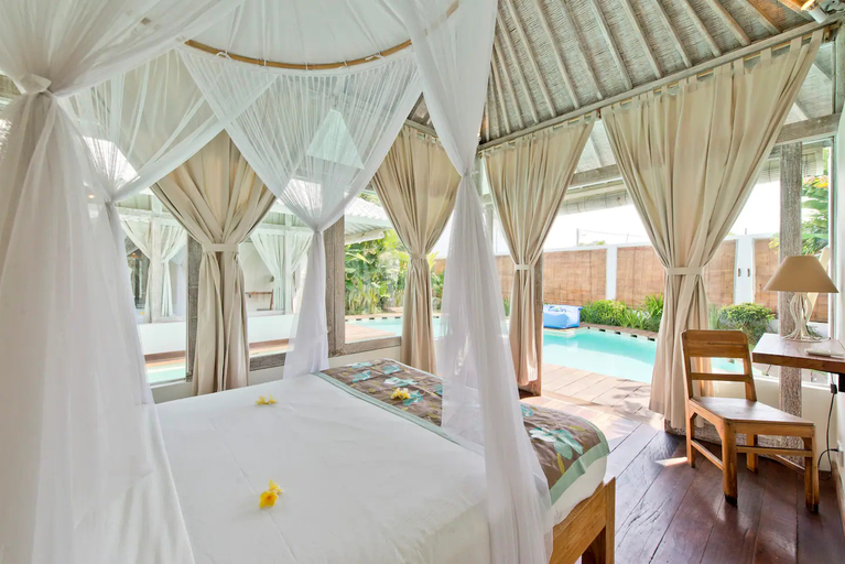Bedroom 3, Villa Laksmana 2: Surrounded by Water- 2BR Villa with Fantastic Pool in Seminyak, Badung