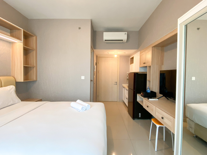 Bedroom 2, Restful and Functional Studio Apartment at Springlake Summarecon Bekasi By Travelio, Bekasi