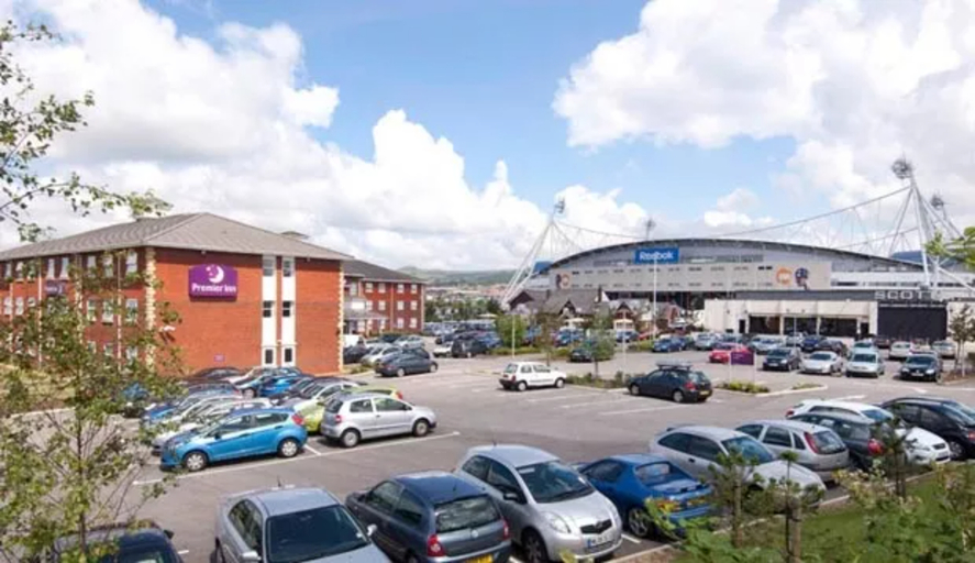 Public Area, Premier Inn Bolton - Stadium/Arena, Bolton