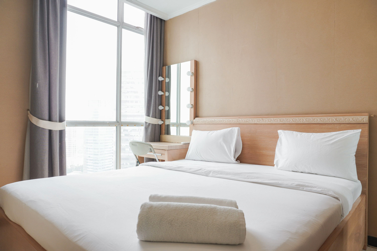 Bedroom 1, Elegant and Comfy 1BR Apartment at Bellagio Residence By Travelio, South Jakarta