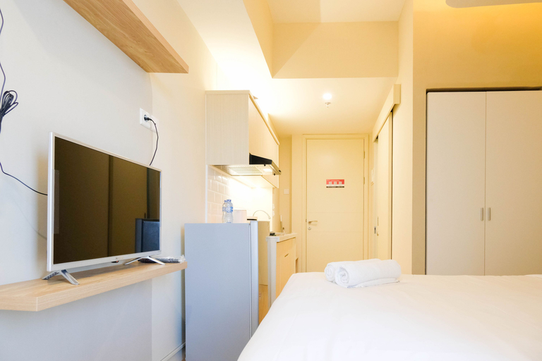 Bedroom 3, Tidy and Cozy Studio at East Coast Mansion Apartment By Travelio, Surabaya