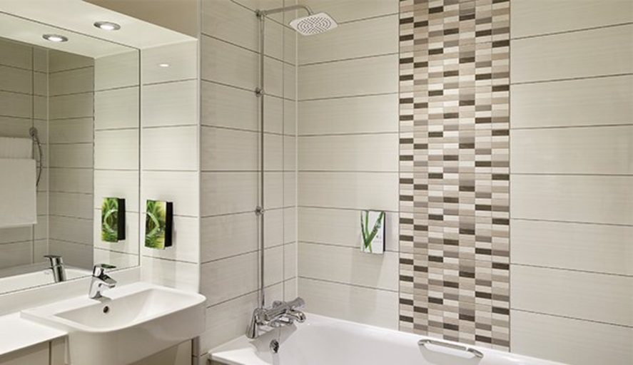 Bathroom 3, Premier Inn Chippenham, Wiltshire