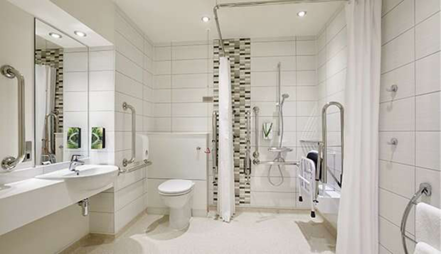 Bathroom 4, Premier Inn Dublin Airport, Dublin