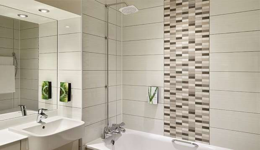 Bathroom 4, Premier Inn Cheltenham Town Centre, Gloucestershire