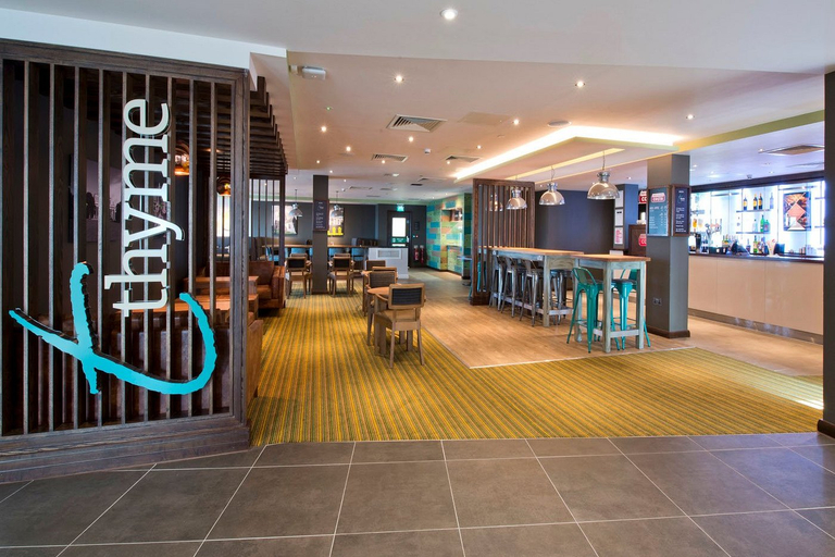 Public Area, Premier Inn Cheltenham Town Centre, Gloucestershire