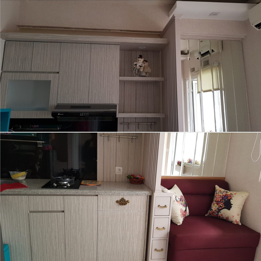 Dining Room 2, 2 Bedroom Apartemen Green Pramuka Square, Central Jakarta
