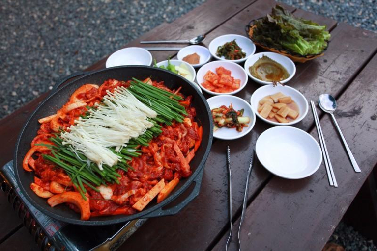 Food & Drinks 5, Yangsan (Baenaegol) Baenaegol Four Seasons Pension, Miryang
