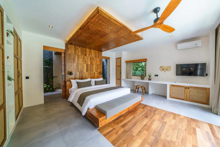 Bedroom 2, Villa Kclub River Front 4: Majestic & Luxurious 5BR Villa In Pererenan, Badung