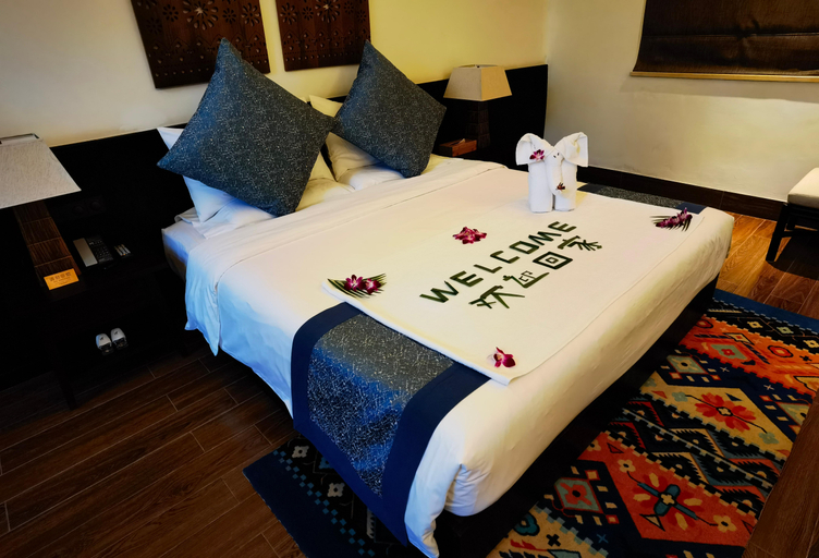 Bedroom, Blossom Hill Hotel Xishuangbanna Yuejingzhuang, Xishuangbanna Dai