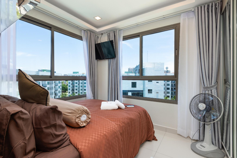 Bedroom 3, XXXL Pool Resort ★ Fast WIFI ★ Pool View Balcony, Pattaya
