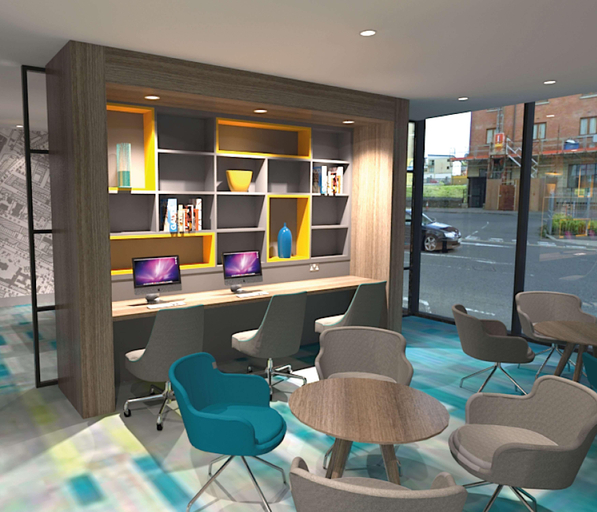 Public Area 3, Hampton by Hilton Belfast City Centre, Belfast