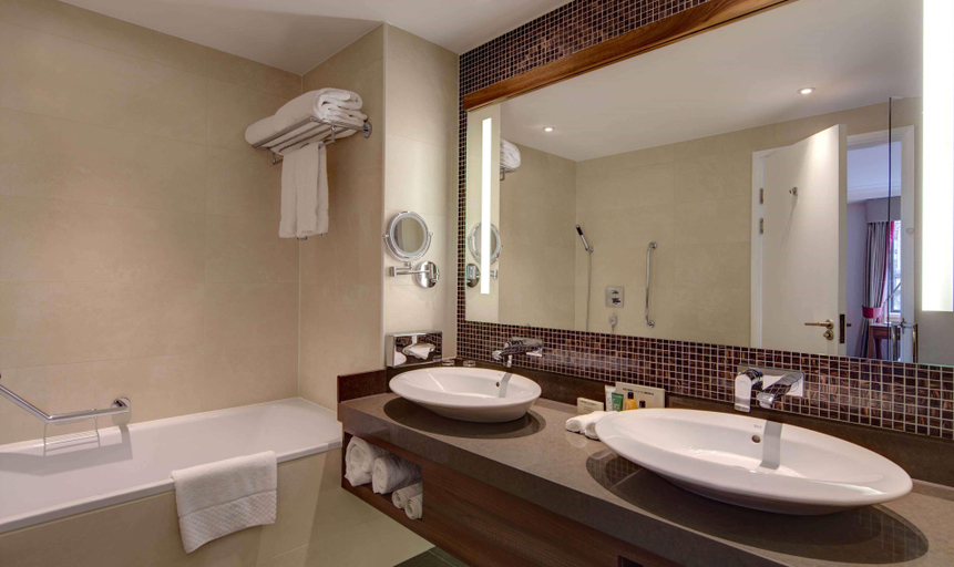 Bathroom 5, Hilton Cambridge City Centre, Cambridgeshire
