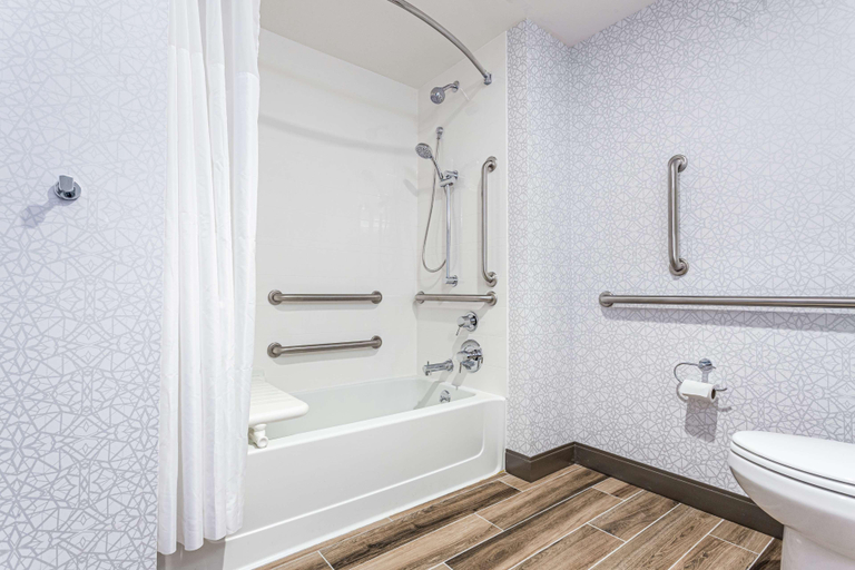 Bathroom 4, Hampton Inn & Suites Kittery-Portsmouth, York