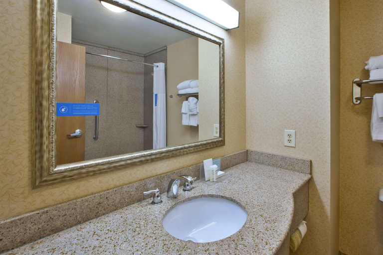 Bathroom 4, Hampton Inn Pittsburgh Area Beaver Valley CenterTownship, Beaver