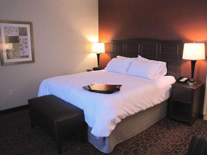 Bedroom 2, Hampton Inn & Suites Jamestown, ND, Stutsman