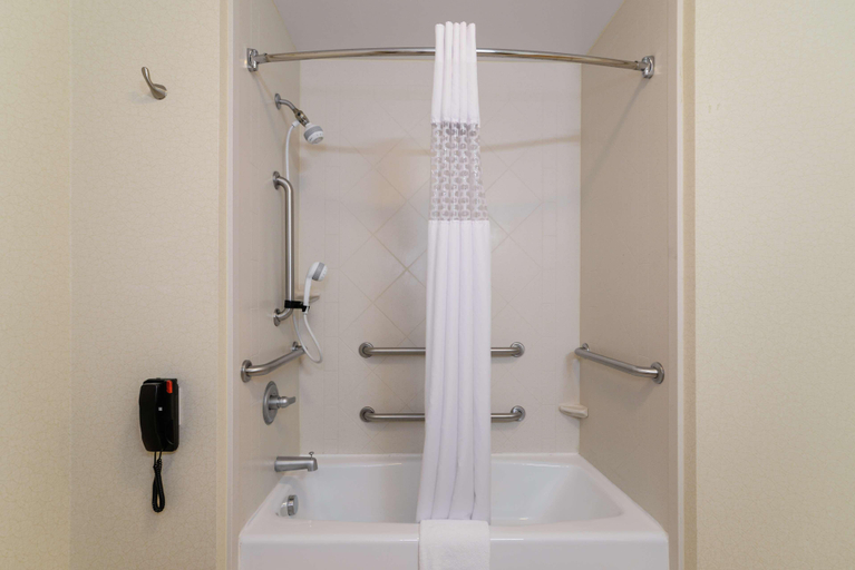Bathroom 4, Hampton Inn & Suites Detroit/Chesterfield Township, Macomb