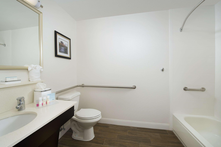 Bathroom 4, Hampton Inn Rochester-Greece, Monroe
