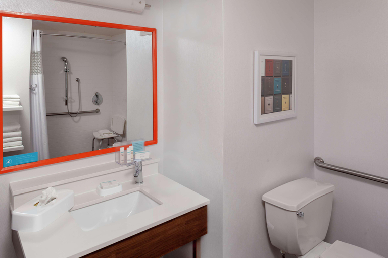 Bathroom 5, Hampton Inn Woodbridge, Middlesex