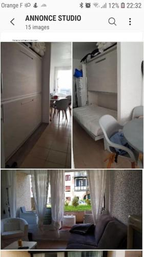 HENDAYE PLAGE,Location studio tout confort, 4 Personnes a 150 m de la plage, Pyrénées-Atlantiques