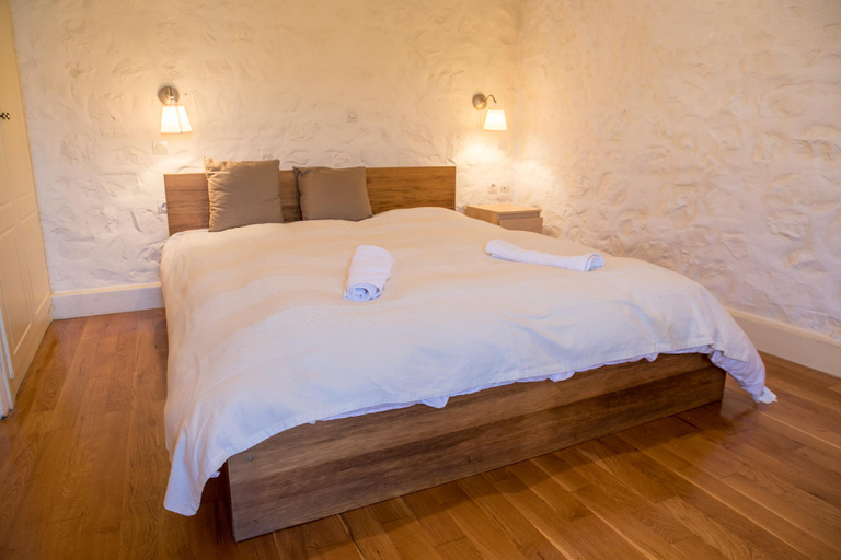 Bedroom 3, glamorous Villa- Stuning view at Oitylo gulf, Peloponnese