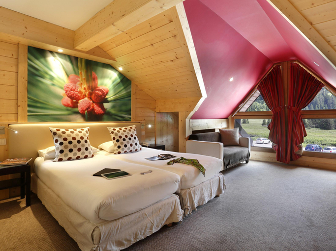 Bedroom 3, Logis Chalet Hotel Vaccapark, Haute-Savoie