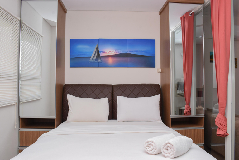 Bedroom 2, Comfort and Simply 1BR Apartment at Atlanta Residences By Travelio, Depok
