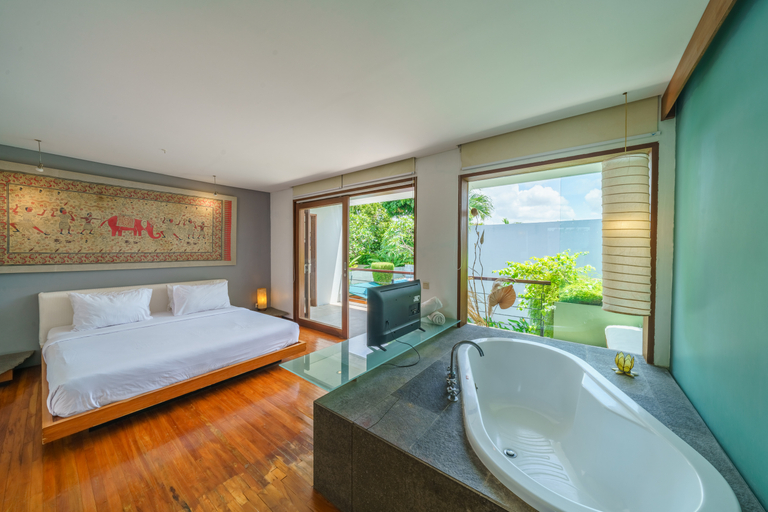 Bathroom 2, Villa Rio: Contemporary 2BR Villa in Downtown Seminyak, Badung