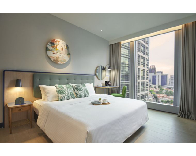 Bedroom 2, Citadines Raffles Place Singapore, Singapura