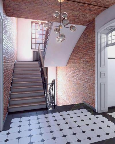 Entrance 3, Luxury apartment near Piotrkowska Street, Łódź