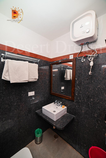 Bathroom 4, Hotel Desert Dream Palace, Jaisalmer
