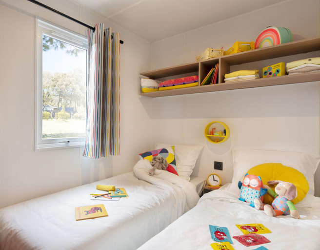 Bedroom 2, Camping Porto-vecchio La Baie des Voiles, Corse-du-Sud