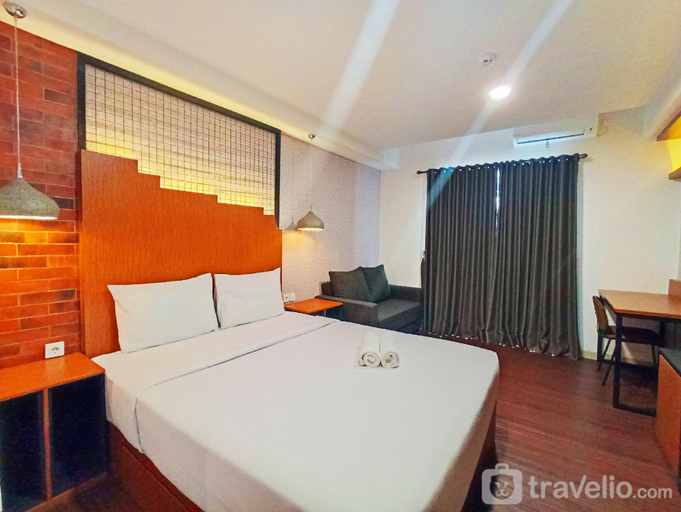 Bedroom 2, Fancy & Comfort Studio at Mataram City By Travelio, Sleman