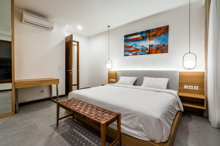 Bedroom 2, Luxury Om Cemagi Beach Villa, Badung