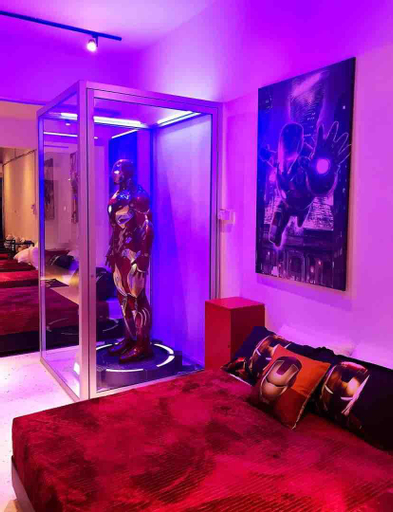 Bedroom 2, Beachfront IronMan Experience for 19 pax Secret Base by the Sea, Penang Island