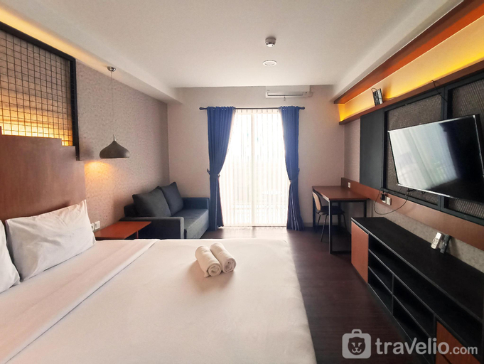 Bedroom 3, Fancy & Comfort Studio at Mataram City By Travelio, Sleman
