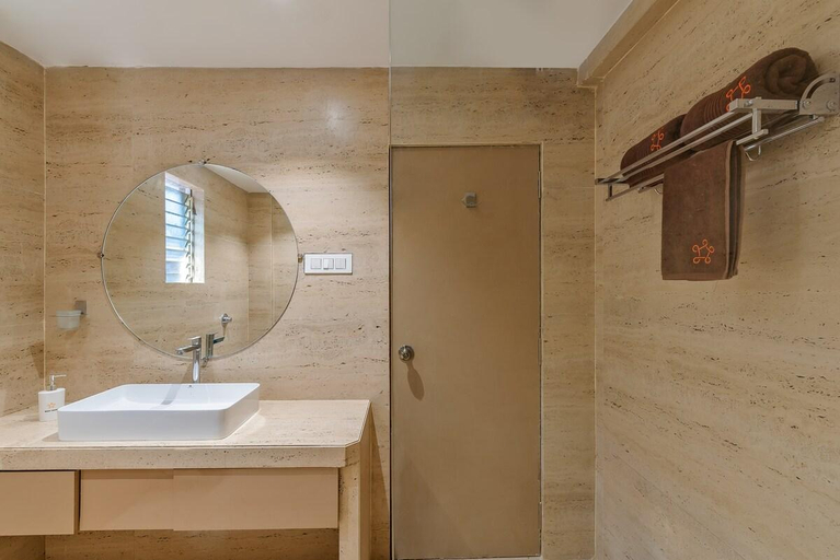 Bathroom 4, SaffronStays Palm Paradise, Thane