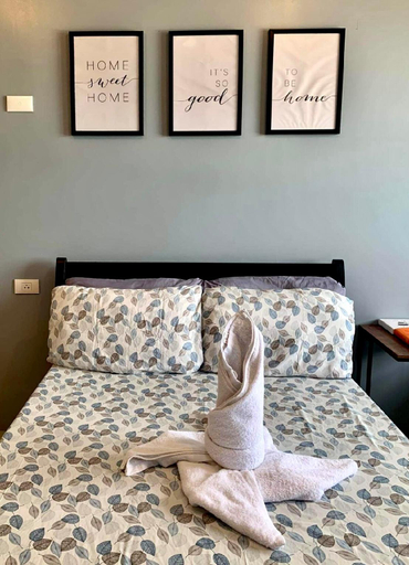 Bedroom 2, Nordic Bleu Staycation at Ayala Serin [Taal View], Tagaytay City
