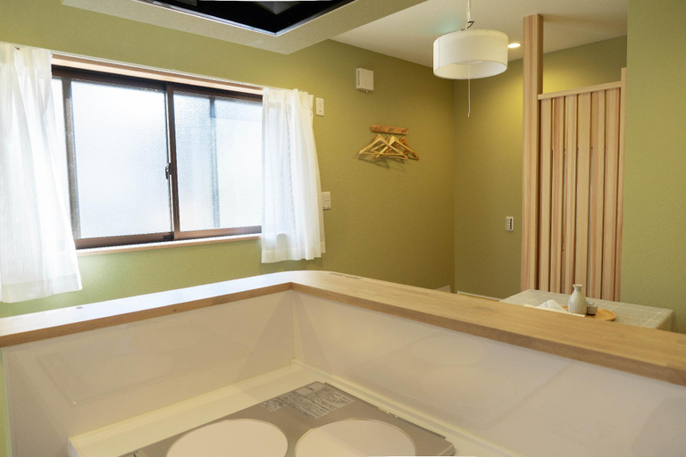 Bathroom 3, HANASTAY花渓居・尺八(SYAKUHACHI)1F|超大和室榻榻米|免费光纤Wi-Fi, Osaka