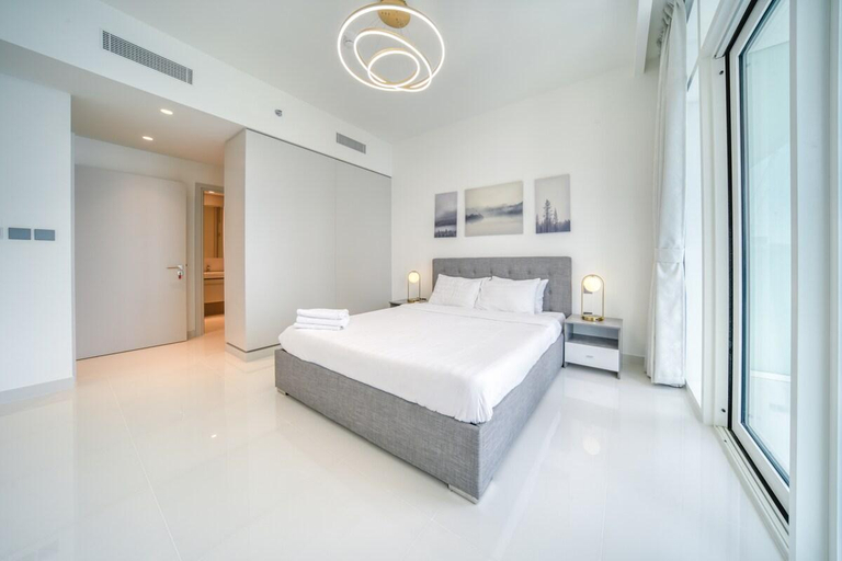 Bedroom 2, New two bedroom full sea view and private Beach, Dubai
