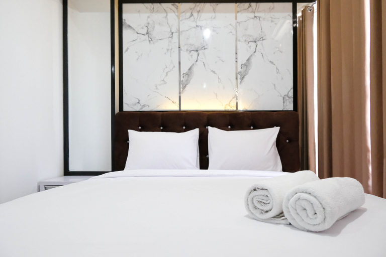 Bedroom 3, Relaxing Studio with Suramadu Bridge View at Taman Melati Surabaya Apartment By Travelio, Surabaya